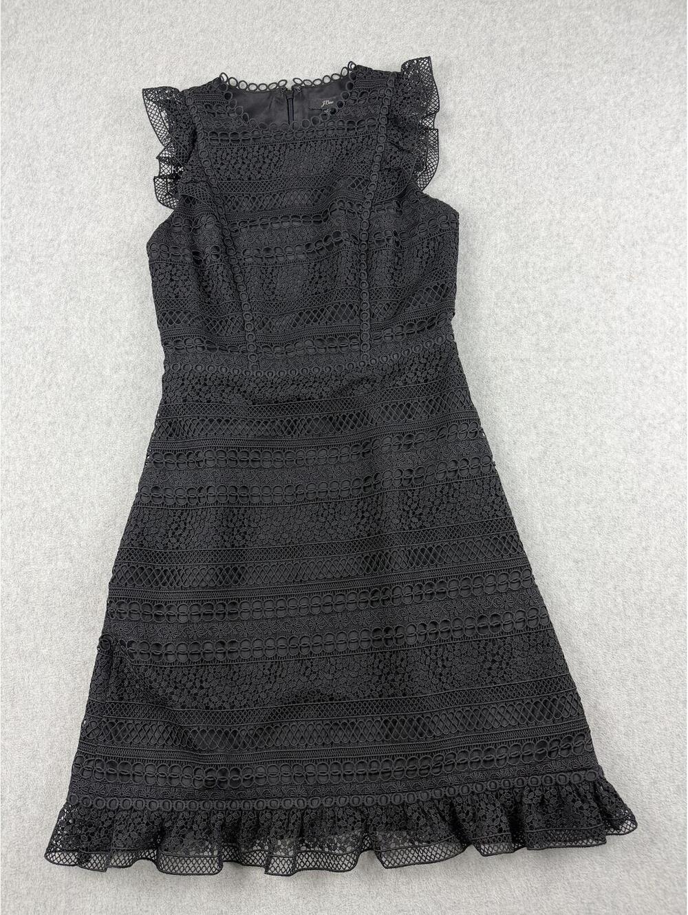 J Crew black Lace dress